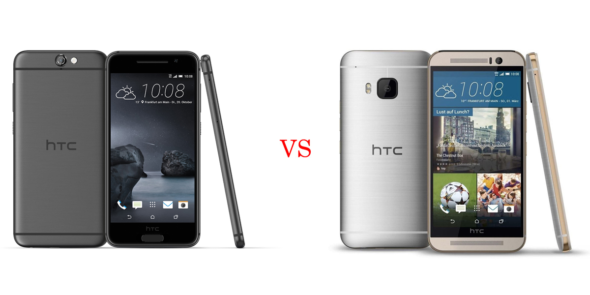 HTC One A9 versus HTC One M9 1